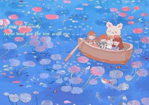 手绘水彩插画团练插画教程【0640】-procreatechahua