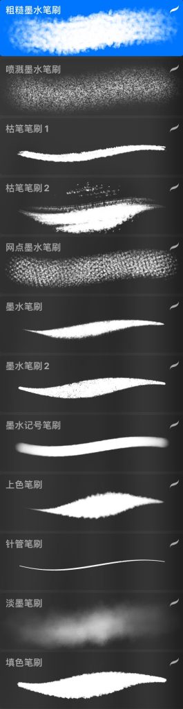 图片[4]-procreate针管笔墨水笔刷动漫勾线笔刷【0047】-procreatechahua