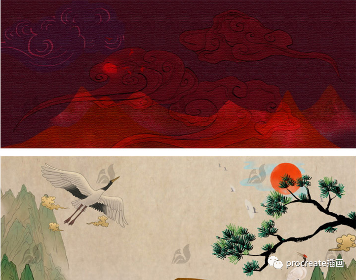 图片[13]-新国潮procreate笔刷合集+国潮风海报模版合集【0535】-procreatechahua