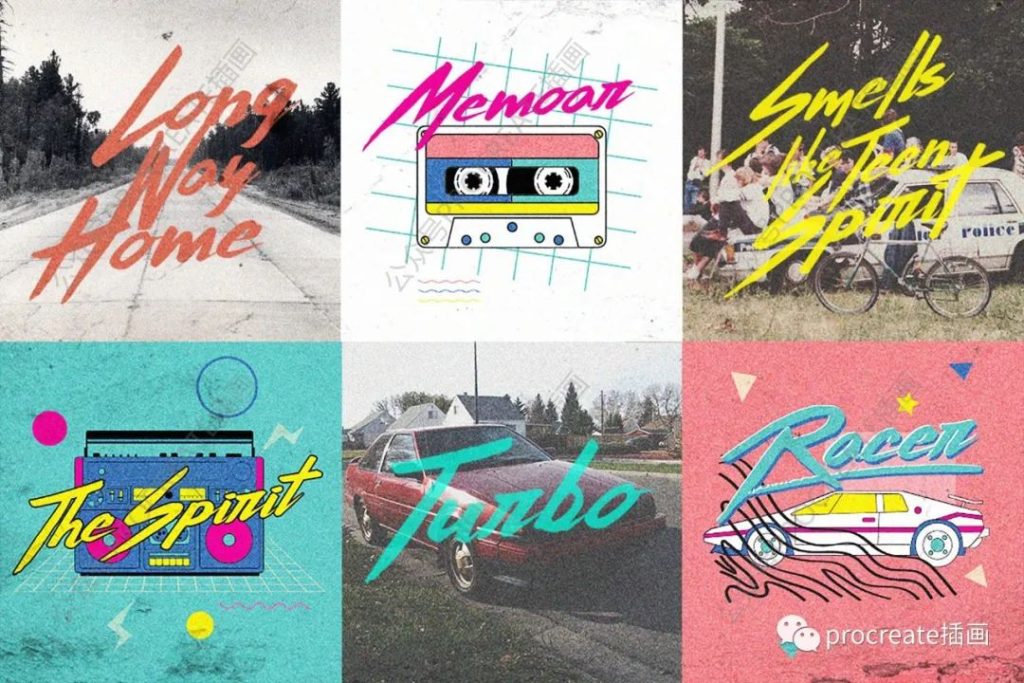 图片[7]-手工制作的复古酷炫字体【0317】-procreatechahua