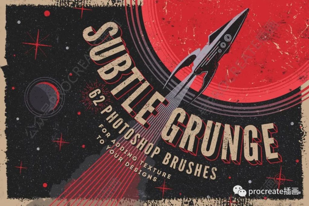 图片[7]-复古纹理质感PS画笔【0356】-procreatechahua