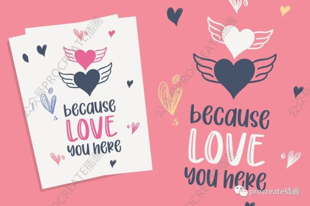 图片[7]-各种各样情人节爱心图形 Procreate 笔刷【0407】-procreatechahua