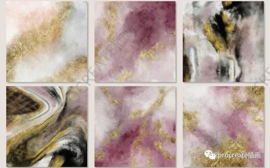 图片[7]-神秘抽象的水彩绘画艺术涂抹纹理jpg背景图片素材【0441】-procreatechahua