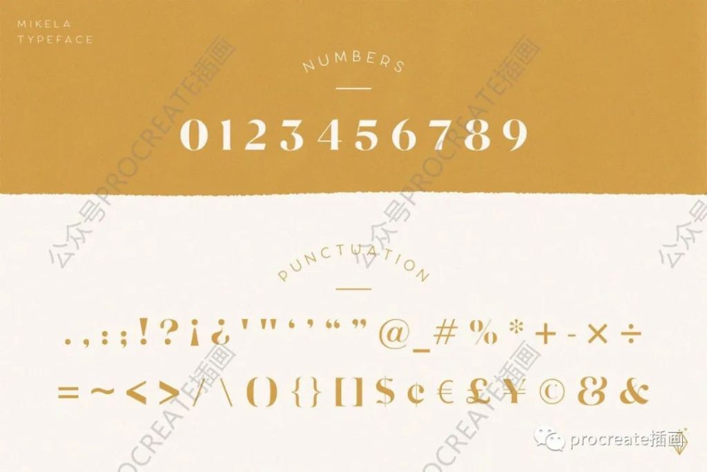 图片[6]-时尚简约高端华丽优雅的Mikela Light英文字体【0451】-procreatechahua