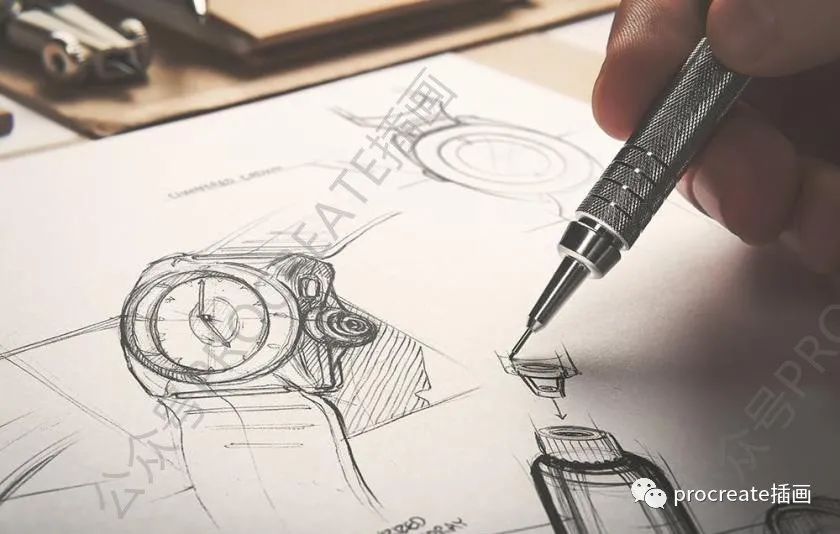 图片[7]-手绘设计草图的笔记本展示psd样机素材【0455】-procreatechahua