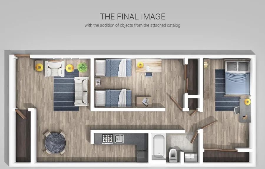 图片[7]-快速生成室内设计2d平面效果图的PS动作【0553】-procreatechahua