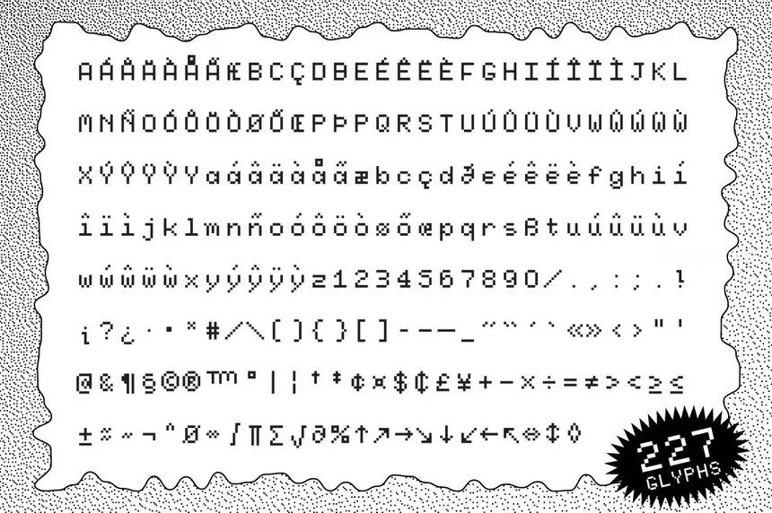 图片[7]-俏皮复古的英文像素字体【0639】-procreatechahua