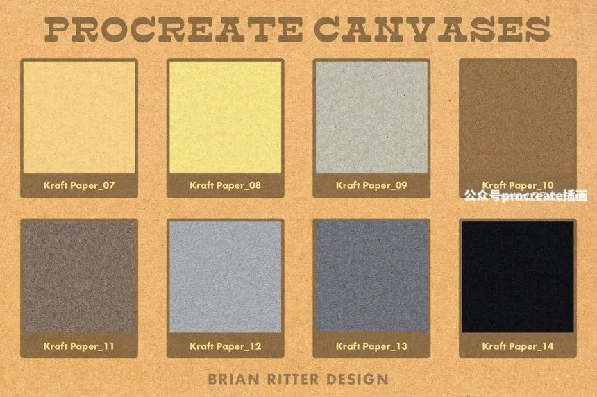 图片[7]-Procreate纸质画笔和Procreate纸质画布素材【0695】-procreatechahua