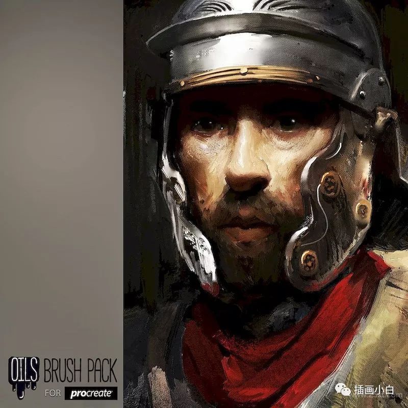图片[7]-38款复古油画厚涂Procreate笔刷+7张油画画布纸效果背景图片【0074】-procreatechahua