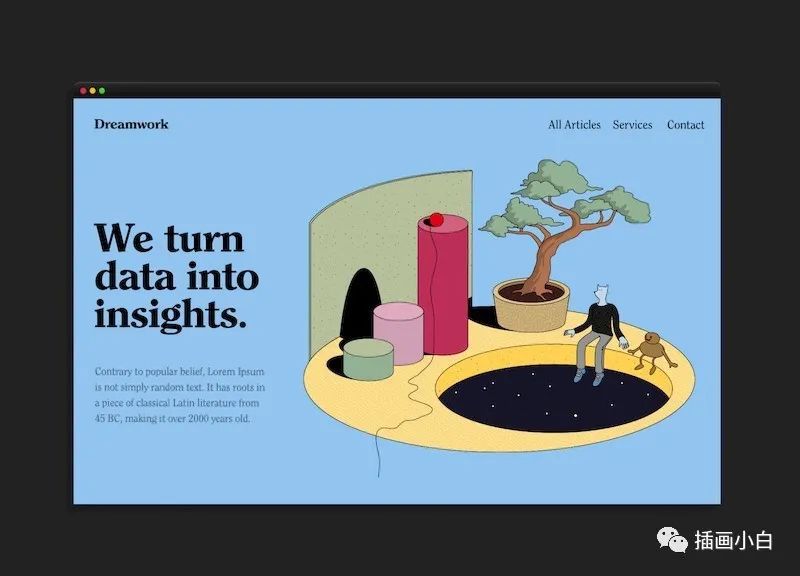 图片[6]-复古可爱有趣的拟人化动物矢量插画素材分享【0102】-procreatechahua