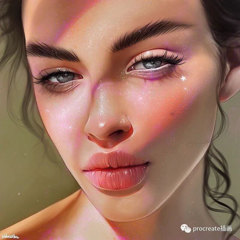 图片[8]-INS风头像插画iPad插画教程【0134】-procreatechahua