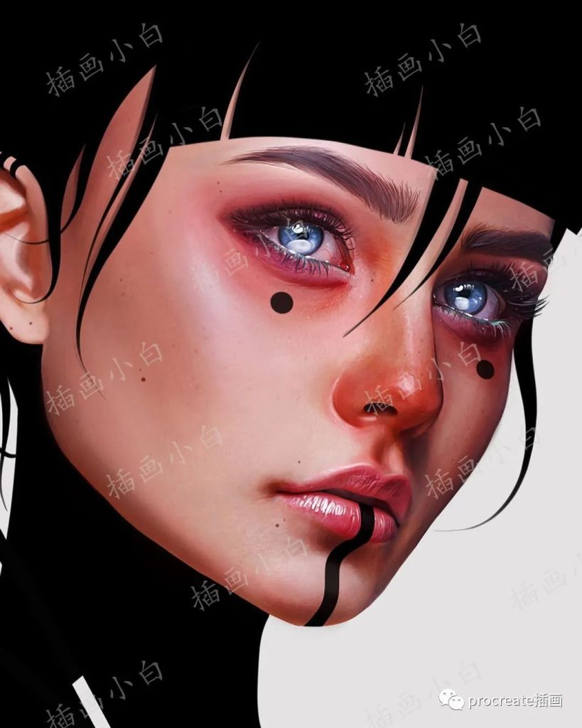 图片[7]-ins大神la-aura的ipad写实人像厚涂绘画笔刷+绘画视频+作品集【0151】-procreatechahua