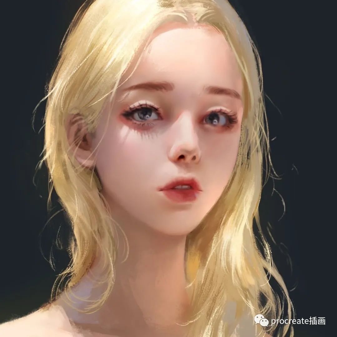 一套逼真的动漫人物Procreate头发笔刷【0159】-procreatechahua