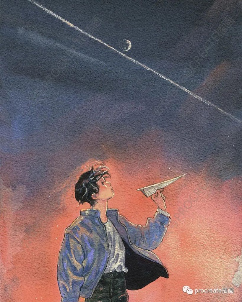 图片[7]-水彩绘画视频+水彩作品集+肌理procreate笔刷套装【0273】-procreatechahua