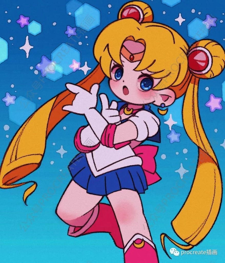 图片[7]-可爱人物头像插画图片临摹素材+可爱漫画procreate笔刷【0288】-procreatechahua