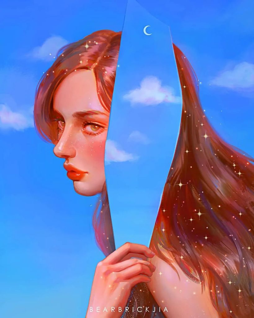 图片[1]-Domestika – 用Photoshop制作数字幻想肖像+画师插画集【0709】-procreatechahua