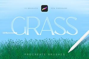 绘制草坪的Procreate笔刷【0812】-procreatechahua