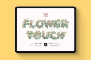 160款创意好看的Procreate花型procreate笔刷【0061】-procreatechahua