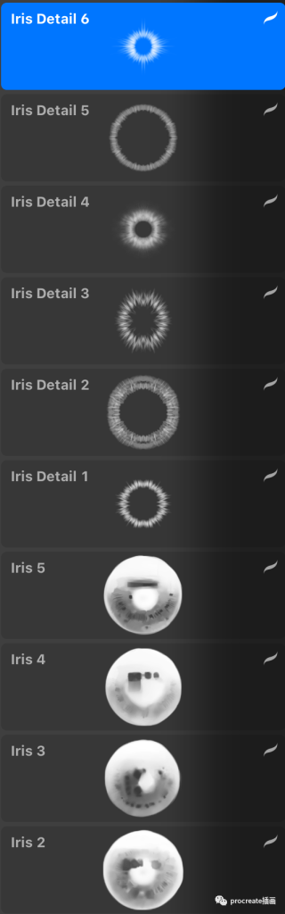 图片[10]-3000+张全网眼睛技法教程图片（包含P站画师）+5套54款眼睛辅助procreate笔刷【0138】-procreatechahua