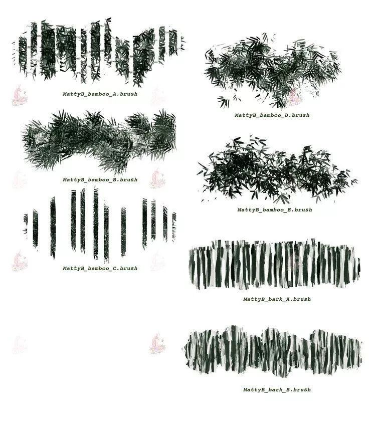 图片[9]-91款自然植被植物草坪树木园林procreate笔刷【001】-procreatechahua