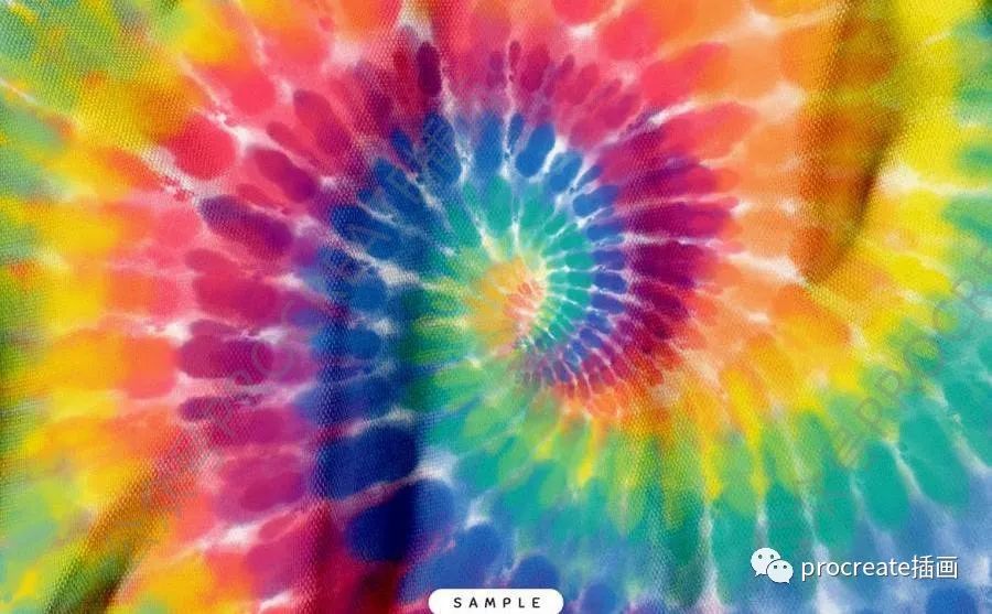 图片[8]-逼真的扎染传统染色工艺procreate笔刷【0430】-procreatechahua