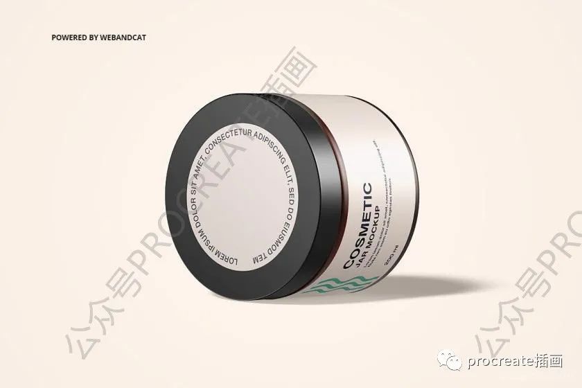 图片[8]-打开的圆形化妆品护肤品罐子设计展示PSD样机素材【0467】-procreatechahua