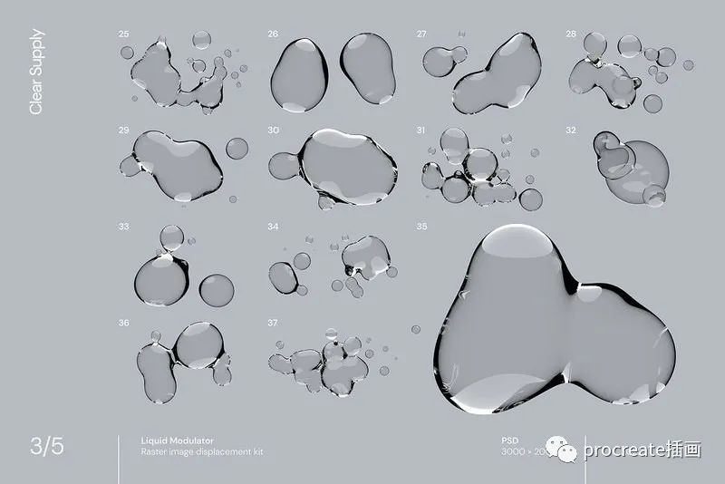 图片[8]-液态水滴动态特效的平面设计素材【0546】-procreatechahua