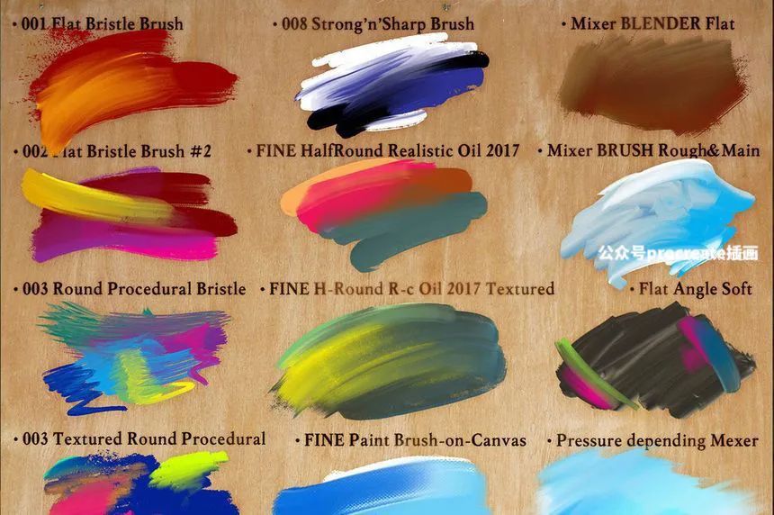 图片[8]-24款完美逼真的油画Photoshop笔刷【0682】-procreatechahua