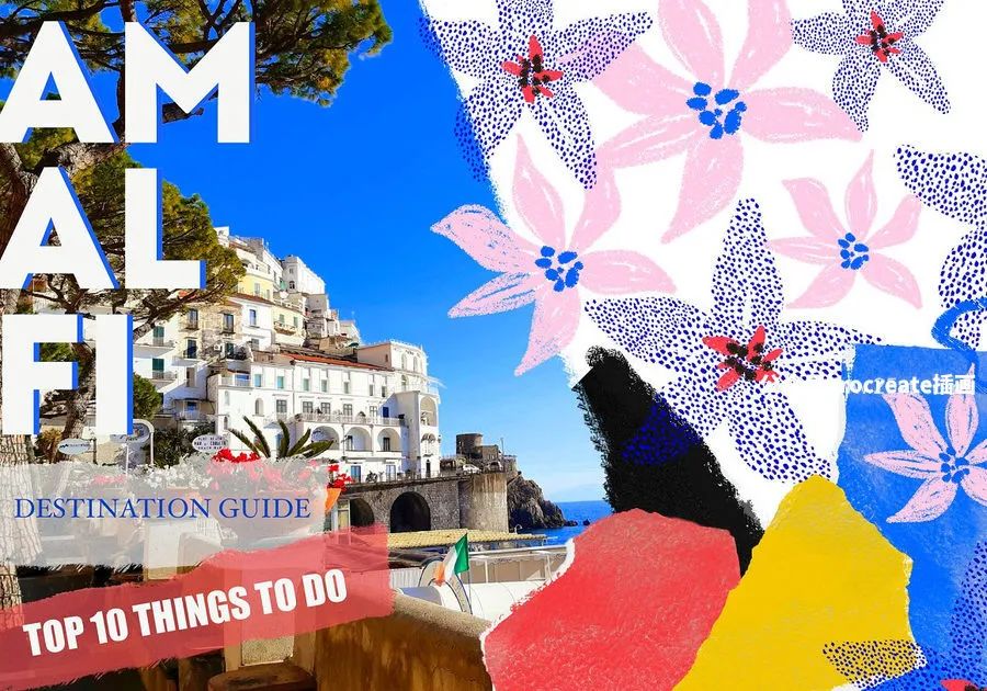 图片[8]-绚丽墙体艺术风格的花卉图案手绘质感的procreate笔刷【0759】-procreatechahua