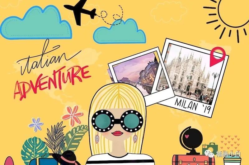 图片[7]-旅行主题印章图案procreate笔刷【0105】-procreatechahua