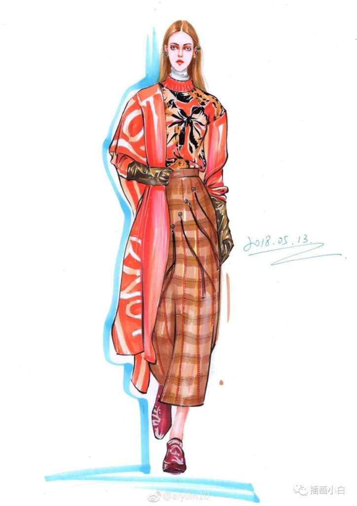 图片[7]-服装设计插画专用的Procreate笔刷【0111】-procreatechahua