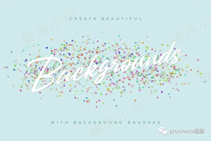 图片[8]-12款五彩纸屑procreate笔刷【0130】-procreatechahua