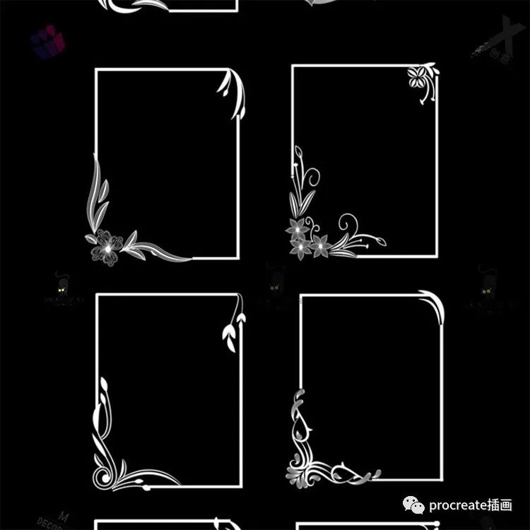 图片[7]-140款蕾丝花边图案procreate笔刷【0135】-procreatechahua