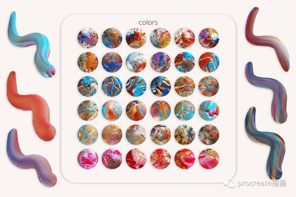 图片[8]-220+款卡通风格多彩调色板笔刷套装【0180】-procreatechahua