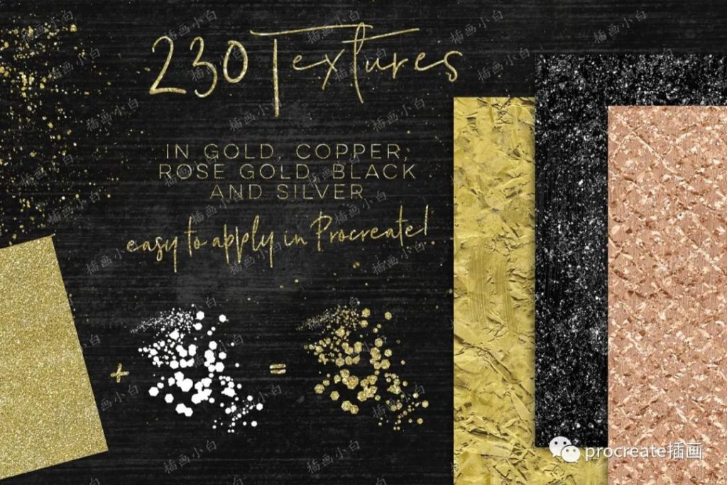 图片[8]-Procreate绘画应用专用金漆笔刷【0185】-procreatechahua