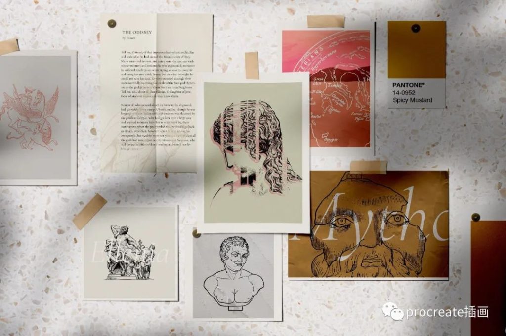 图片[8]-希腊神话人物矢量插画素材包【0229】-procreatechahua