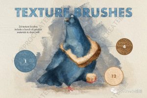 61款铅笔素描绘画Procreate笔刷【0310】-procreatechahua