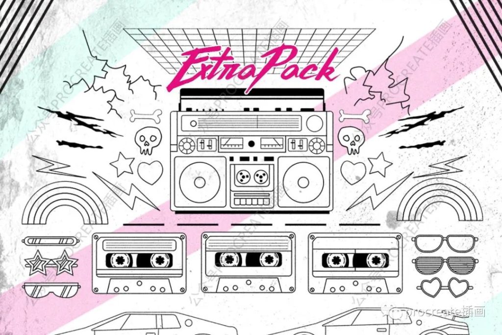 图片[8]-手工制作的复古酷炫字体【0317】-procreatechahua