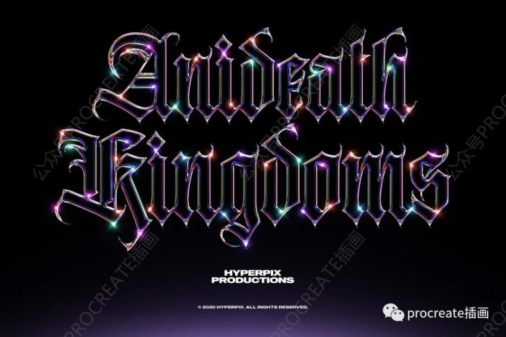 图片[8]-10款金属镀铬文字效果ps图层样式【0365】-procreatechahua