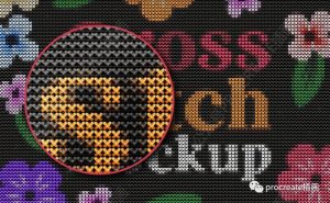 十字绣艺术ps图层样式【0370】-procreatechahua