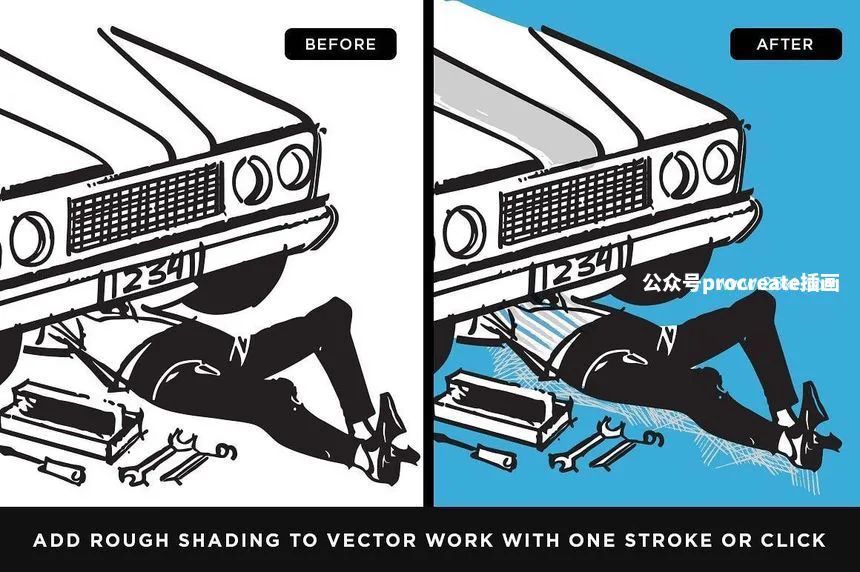 图片[4]-复古风格的Ai矢量笔刷素材集合包【0585】-procreatechahua