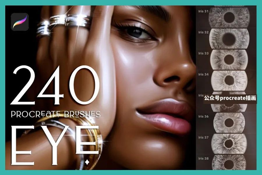 图片[9]-超级赞的Procreate人像厚涂笔刷【0671】-procreatechahua