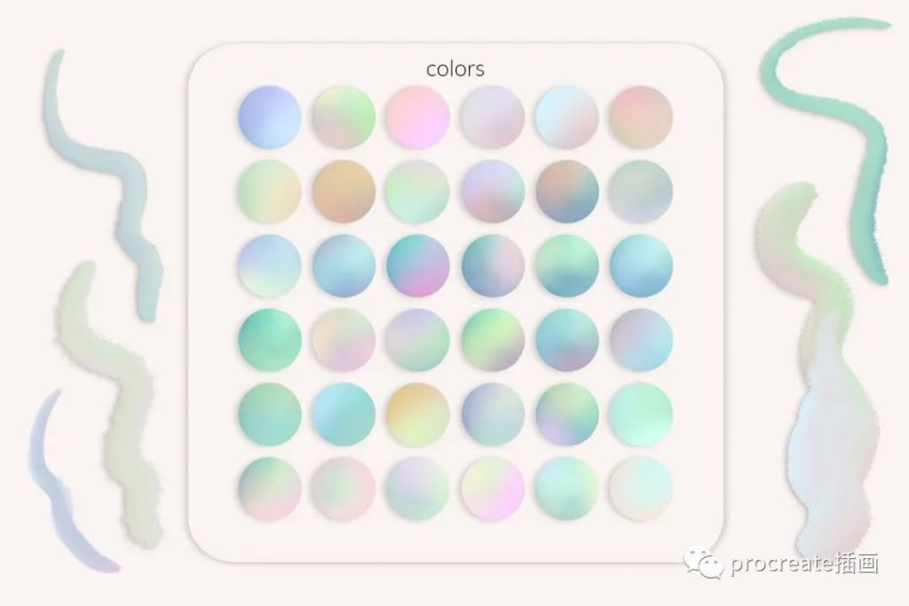 图片[13]-220+款卡通风格多彩调色板笔刷套装【0180】-procreatechahua