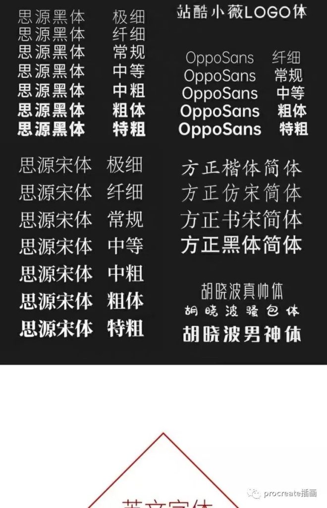 图片[7]-无版权的330款procreate可商用的中英日韩字体【0198】-procreatechahua