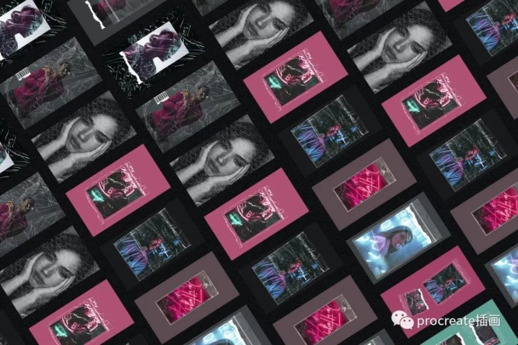 图片[9]-一套instagram社交媒体媒体banner海报塑料泡沫UI设计样机展示模型【0201】-procreatechahua