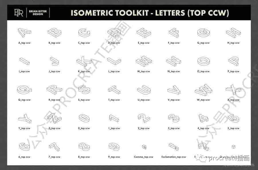 图片[9]-一套320款2.5D图案procreate笔刷【0376】-procreatechahua