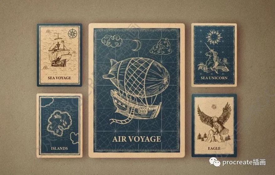 图片[9]-97款航海路线图地图元素的Procreate笔刷【0483】-procreatechahua