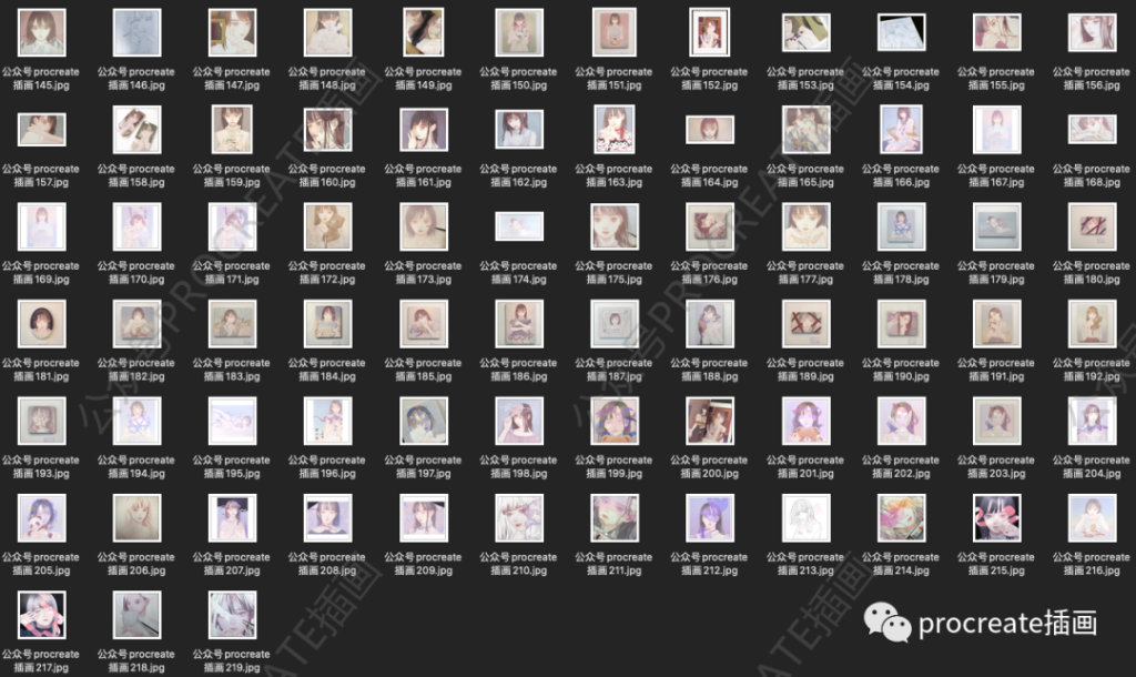 图片[6]-少女插画集200+张+procreate丙烯油画套装【0327】-procreatechahua