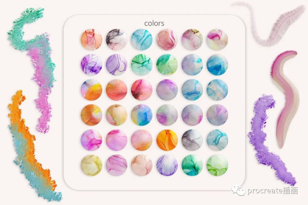 图片[9]-220+款卡通风格多彩调色板笔刷套装【0180】-procreatechahua