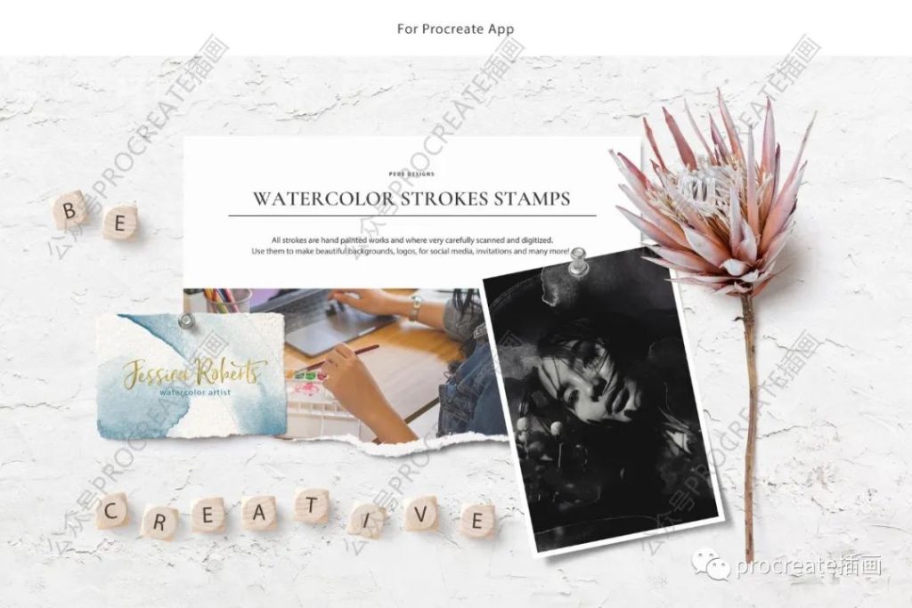 图片[10]-457款水彩印章procreate笔刷【0364】-procreatechahua